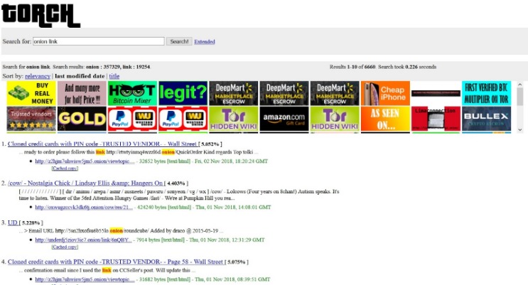 darknet drug links