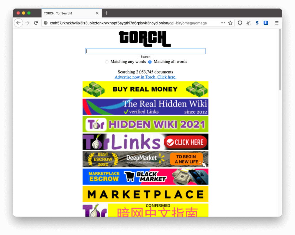 onion dark website
