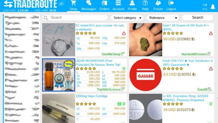 can you buy drugs on darknet